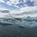 der Gletschersee Jökulsárlón ist der grösste von Island und mit 248m auch der tiefste See Islands