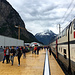 Zwischenhalt in Rynächt am Nordportal des Gotthard-Basistunnels