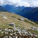 Abbandoniamo l'Alpe Matro Cauri per iniziare il percorso in cresta