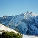 12.12.2004: Blick zur Bettlerkarspitze beim Aufstieg zum Kompar.