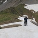 Höje Stand / Le Gras (2075m): Philipp erreicht den Gipfel.