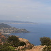 Die Bucht von Cannes und die Halbinsel von Antibes.