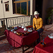 Frühstück auf der Terrasse oberhalb Imlil