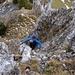 Couloir im Aufstieg