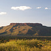 Wieder unten, Blick auf den Waterberg