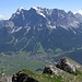 Zugspitze mit Ehrwalder Becken.