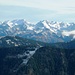 die hohen Zentralschweizer herangeholt, rechts (mit Turm) der Titlis