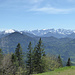 Blick von der Laichhanselalm ins Karwendel