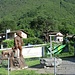 La stazione di valle della Funivia Lumino-Monti Savorù