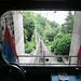 in der Standseilbahn von Orselina nach Locarno