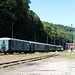 Benešov nad Ploučnicí (Bensen), historischer ČSD-Personenzug im Regelverkehr