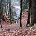 In der steilen Flanke oberhalb Lac de Moron.