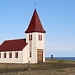 Unterwegs auf Snæfellsnes - An der kleinen Kirche von Hellnar.