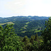 Blick über den waldreichen Possruck (Steirisches Randgebirge) <br />Rechter Hand ist schon Slowenien - von der Schlossbergwarte am Montikogel aus.