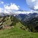 Blick zu den Geierköpfen
