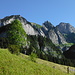 Shortly after the start of the hike. View up towards Wildhuser Schafberg (the summit is not visible).