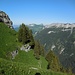 Kurz vor der Ebenalp schauen wir zur Alp Sigel hinüber