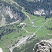 Tiefblick auf die Heinrich-Hueter-Hütte
