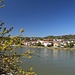 Blick über die Donau zum Pöstlingsberg
