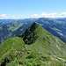 ...auf dem man zurück zum Grat kommt.