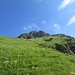 Im steilgrasigen Aufstieg zum Rothorn