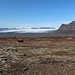 Unterwegs bei Skaftafell - Ausblick unweit von Sjónarsker in etwa westliche Richtung, wo u. a. der Skeiðarárjökull zu erkennen ist.