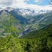 Vista su Valtournenche dal sentiero Chamois-Cheneil