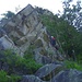 Nach Flachpassagen folgen kurze Steilaufschwünge (hier die 2. steile SL).