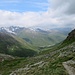 Tiefblick nach Juf - eine der (angeblich) höchsten dauerhaft bewohnten Orte der Alpen