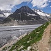 Wanderweg von der Gletscherstube zum Aussichtspunkt Platta