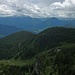 Die Loferer Steinberge zeigen sich heute nur wolkenverhangen.