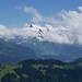 Zoom sur le Titlis, depuis le sommet du Stanserhorn