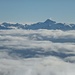 auch die Ötztaler Alpen sind über den Wolken