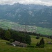 Blick hinunter nach Flums