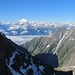 ... und weiter bis zum Mont Blanc