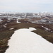 Vindbelgjarfjall - Ausblick im Gipfelbereich über den etwa nordwärts ziehenden Gratrücken.