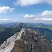 Kurios: die Bettlerkarspitze besitzt zwei Kreuzgipfel (hier der Blick auf den niedrigeren).