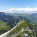 Abstieg zur Plumjochhütte.