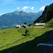 Von der Alpe Unter Nüen wandert man auf dem Fahrweg weiter bis zum Rietegg.