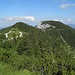 rechts der Hintere Rauschberg(1671m)