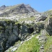 Un tratto di sentiero verso il Col de Nannaz.