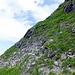 Das Gelände hinauf aufs Gipfelplateau des Fuggstocks. T5-mässig könnte man auch direkt aufsteigen.