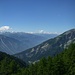 Supersommerwetter mit Sicht zum Mont Blanc