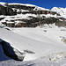Gletscherzunge Brunegggletscher im Hintergrund die Adlerflüe<br /><br />als Alternative gibt es einen Klettersteig hinauf, dann ist es nicht nötig den längeren Weg über den Brunegggletscher zu gehen