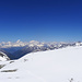 Panorama Berner Alpen, im Vordergrund der Turtmanngletscher