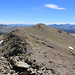 On the west summit (which has the summit register even though it is less high than the actual summit) looking east.