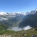 schöner Überblick übers Lötschental - mit Bietschhorn (welches wir wenige Tage später von der [http://www.hikr.org/gallery/photo2089346.html?post_id=109117#1 Gegenseite] her betrachten werden)
