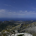 Blick vom Galatzó über den Südwesten Mallorcas. Rechts der s'Esclop, der nicht ganz an die 1000-Meter-Marke heranreicht