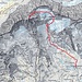 Routenverlauf ab Hütte<br /><br />Quelle: map.geo.admin.ch