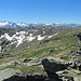 Aleitenspitze und rechts Kreuz- und Südgipfel des Schafsiedel vor Zillertalern; mittig schauen schon die Salzachgeier durch